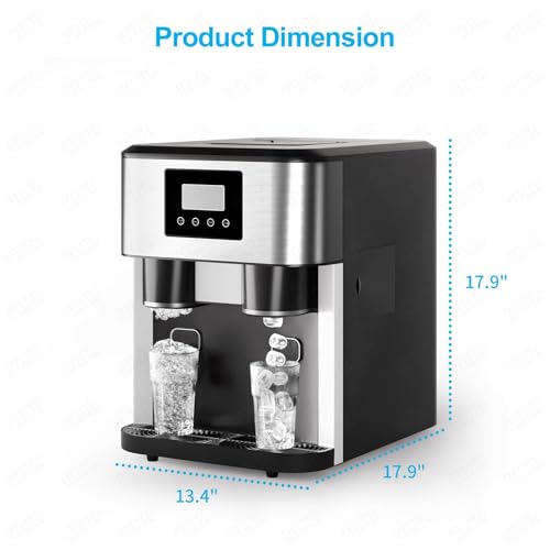 Máquina de hielo multifuncional 3 en 1 con dispensador de agua miniatura 7