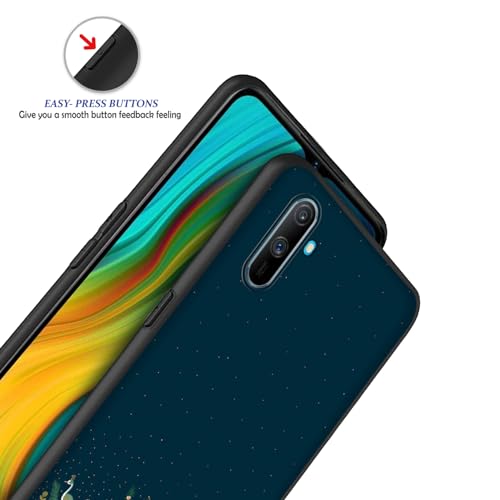 Image of Amazon Brand - Solimo Designer Series UV Printed Side Soft Back Hard Case Mobile Cover for Realme C3 - D103