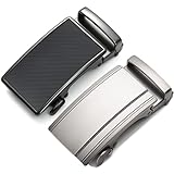 CHAOREN 40mm Ratchet Belt Buckle Only for 1 3/8 Slide Belt Strap, Automatic Click Buckle Adjustable