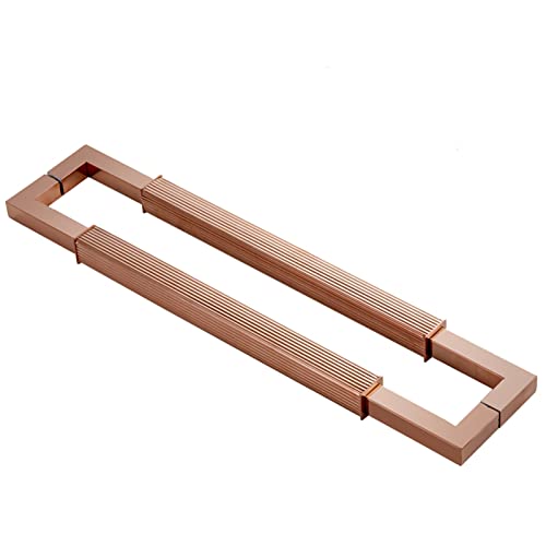 Poignée de porte de douche rectangulaire double face pour remplacer un modèle usé