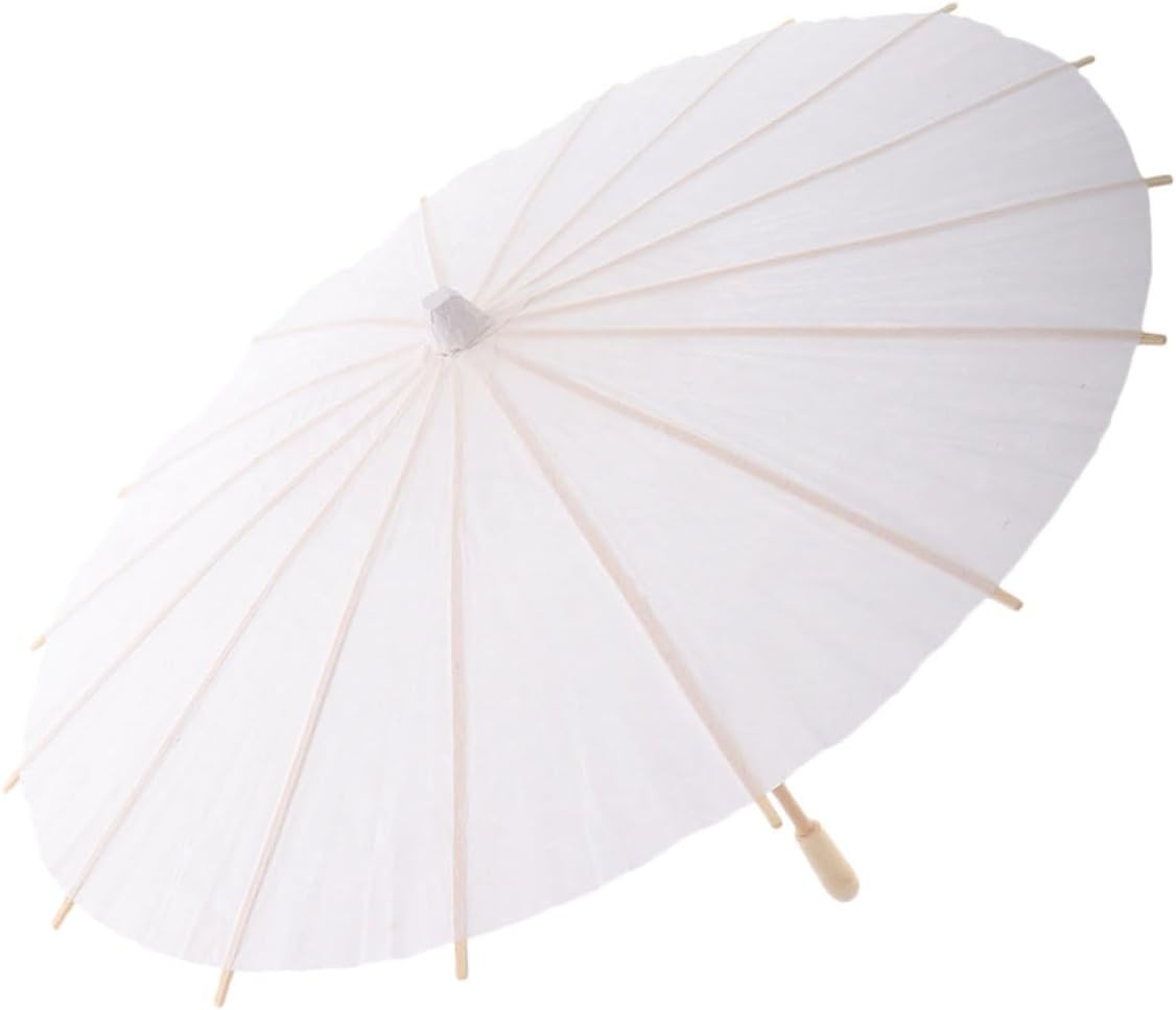 DIY Blank Oiled Paper Parasol Umbrella Creative Japanese Chinese Design for Weddings Photography Crafts Decorative Accents Stylish Practical Lightweight Umbrella