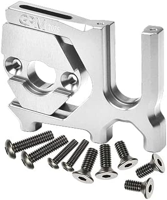 Aluminum 7075-T6 Sliding Motor Mount for Arrma 1:7 and 1:8 R/C Car and Truck Upgrade Parts - Silver