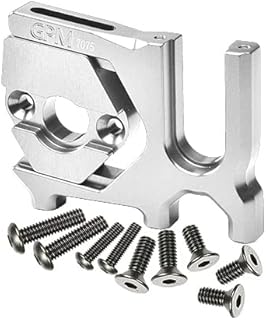 Aluminum 7075-T6 Sliding Motor Mount for Arrma 1:7 and 1:8 R/C Car and Truck Upgrade Parts - Silver