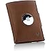 Produktbild DONBOLSO Wallet Air | Slim Wallet mit Apple AirTag Fach | Hochwertiges Kreditkartenetui aus Echtleder | Mini Portemonnaie Herren | Geldbörse ohne Münzfach | Vintage Braun