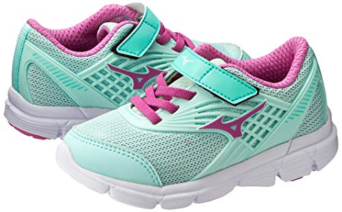 Tênis Mizuno Dynasty PS 3, Meninas, Verde Água/Rosa, 29