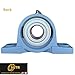 (2 Pack) SGTR Heavy Duty UCP207-20 Pillow Block Bearing, 1-1/4 inch Bore, Special Safety Seal, Industrial Grade, Self-Alignment, Chrome Steel Bearing Units, Solid Cast Iron Units