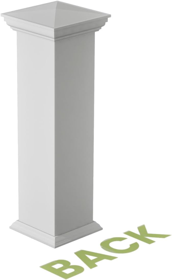 Ekena Millwork NWL12X48CPP0B0 Newel Posts, White