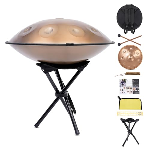 🕳️【Perfetto per Principianti & Hobby (Rapporto Qualità-Prezzo)】 Progettato specificamente come primo Handpan per chi inizia. Offre l'autentica esperienza del suono Handpan a un prezzo accessibile, senza dover investire migliaia di euro in strumenti professionali. Ideale per imparare, divertirsi e rilassarsi dopo il lavoro.