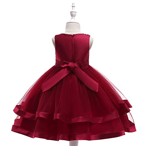 COMISARA 6M-9T Kids Pageant Flower Girl Dress Little Girls Party Wedding Formal Dresses3