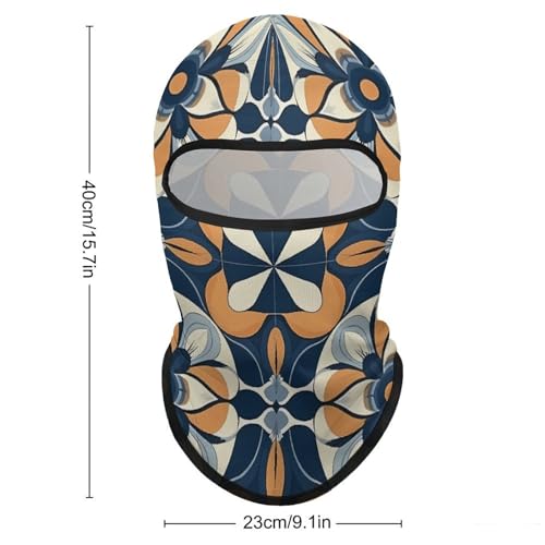 Balaclava para hombre y mujer, máscara para esquí y ciclismo, cubreboca completo para cara, diseño distintivo miniatura 2
