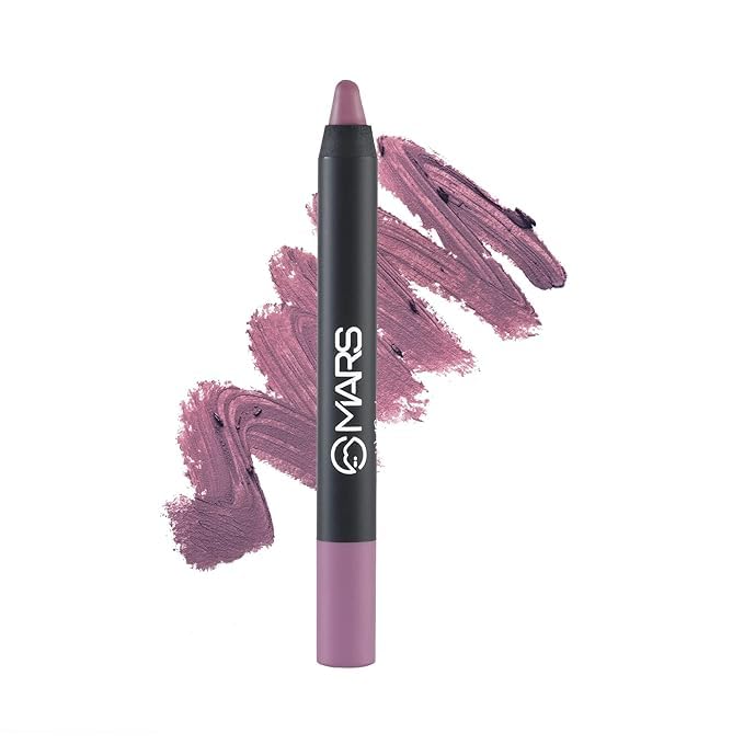 MARS Long Lasting Crayon Lipstick, Matte Finish, Waterproof, 12 Hours Stay, 3.5 gm (16-I AM FEARLESS)