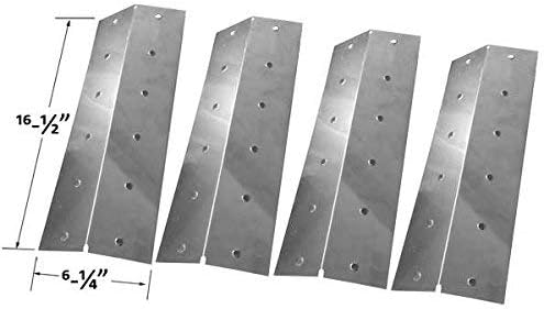 Heat Shield for Nexgrill 720-0057-3B, 720-0057, Master Chef G20801, Coleman 99090-132, 9990-132D, 9990-142, 5100, 5110 Grill Models - 4Pack
