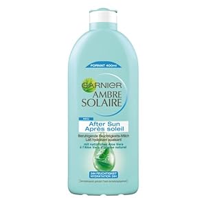 Garnier Ambre Solaire After Sun/beruhig Extremo Humedad de leche con natural Aloe Vera (24h Humedad – y dermatológicamente Probado) 1er Pack – 400 ml