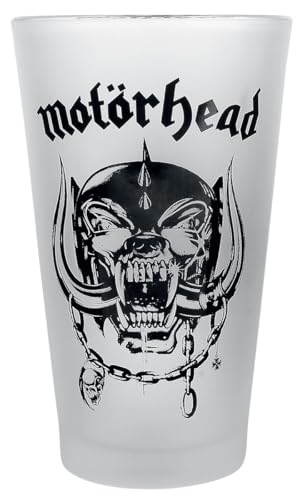 Motörhead Trinkglas, Glas, transparent, 9 x 9 x 15 cm, PGMH1