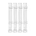 Invisible Clear Bra Strap Non-Slip Adjustable Bra Strap Soft 2 Pair Transparent Shoulder Strap (10mm, Clear)