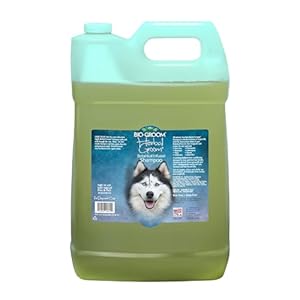 Bio Groom Herbal Groom Dog Shampoo–Tearless Puppy Shampoo All Natural Dog Bathing Supplies Cruelty Free Cat Dog Grooming Supplies Made in USA Tear Free Dog Products–25 Gallon