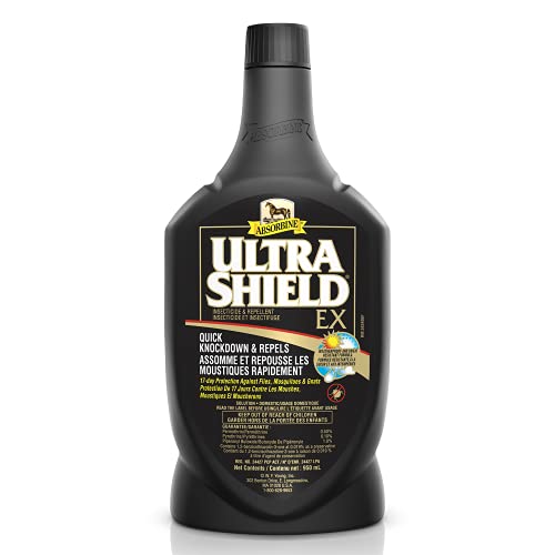 Absorbine - Absorbine UltraShield EX Insecticide & Repellent for Horses & Ponies, 950ml Refill Bottle