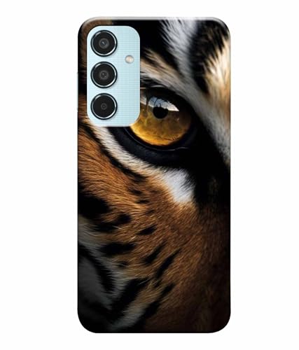 Image of Printed Hard Back Case Cover & Compatible for Samsung Galaxy M35 5G | Samsung M35 5G | Tiger Faces Art (Multicolor) - D1205
