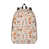 Duduho Mochila para laptop, viajes, senderismo, mochila multiusos para hombres y mujeres, Forest Animals, L