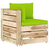 DYRJDJWIDHW sofás pequeños,sofás Cama,Sofa Gaming,Sofa Hinchable Camping,Sofá de Esquina seccional con Cojines Madera impregnada verdeAdecuado para salón, Dormitorio