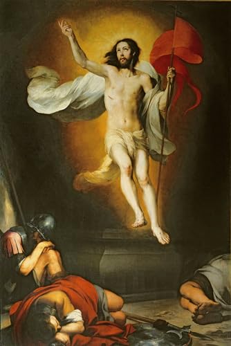 Wall art peintures la Résurrection du Christ Murillo grand format
