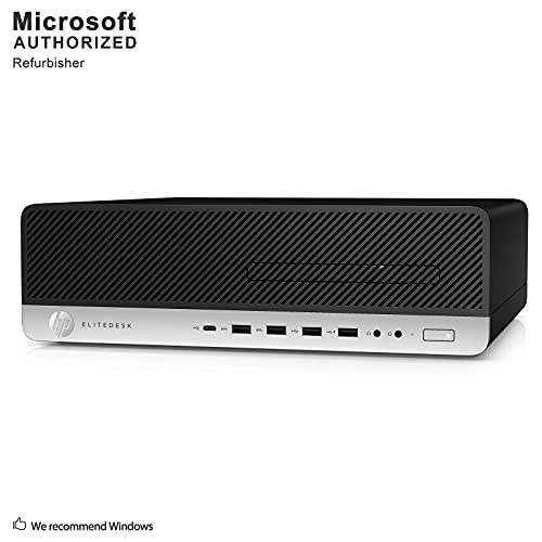 Hp Elitedesk 800 G3 Small Form Factor Pc, Intel Core Quad I7 6700 Up To 4.0 Ghz, 16Gb Ddr4, 1Tb Ssd, 4K Support, Wifi, Bt 4.0, Dvdrw, Vga, Dp, Win 10 Pro 64-Multi-Language Support En/Sp/Fr(Renewed) #TOP2