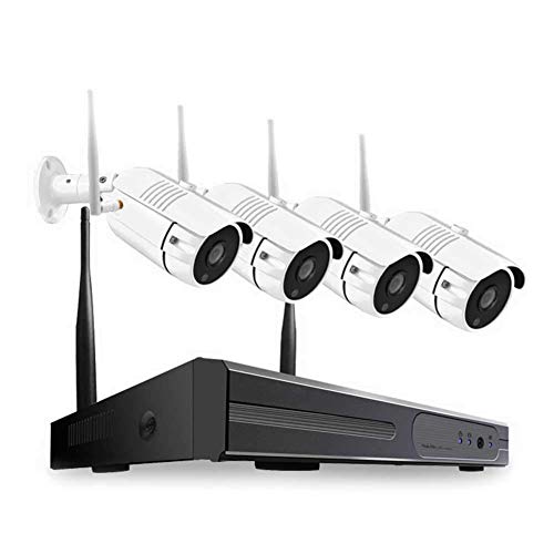POE Home Security Camera System 4CH NVR Recorder Indoor Outdoor IP Cam Power over Ethernet, Easy Mobile Access mit APP Alarmsicherheits-CCTV-System