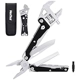 NexTool W4 Adjustable Ratchet Wrench Multitool, 11-IN-1 Foldable EDC Tool with Pliers, Knife, Saw and Screwdriver, Multi Tool for Camping, DIY, and Gifts for Him
