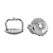 Two Replacement Backs for 1000 Jewels Screw Back Earrings, 925 Sterling Silver
