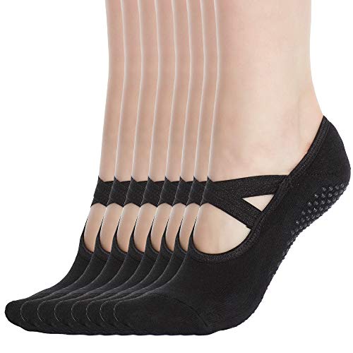 Yoga Socks for Women Non Skid Socks with Grips Barre Socks Pilates Socks