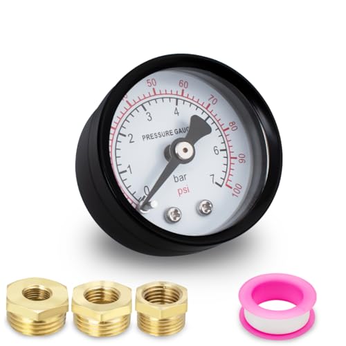 Innfeeltech 1 manomètre de pompe de puits 40mm BSP 1/8 
