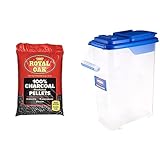 Royal Oak 100% Charcoal Hardwood Pellets and Buddeez Kingsford Wood Pellet Dispenser