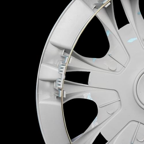 Image of Light Blue Hubcap Wheel Cover Replacement Kit 14 inch Hub Caps Wheel Rim Cover Car Exterior Accessories Pack of 4, 14 Inches