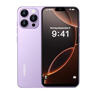 AODOEU Smartphone Offerta Android 14, 6GB+64GB/1TB Telefono Cellulare, 6.56" HD Cellulare, Fotocamere 21MP+8MP, Dual SIM 4G Telefoni Cellulari, Cellulari e Smartphone, Dual SIM/Face ID/OTG -Violet