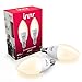 Price comparison product image Innr Zigbee E14 Smart Bulb, Works with Hue*, Amazon Echo 4th Gen., Alexa (Bridge Required), Candle Warm White, LED Light Bulbs, 470 Lumen, Dimmable, 2-Pack