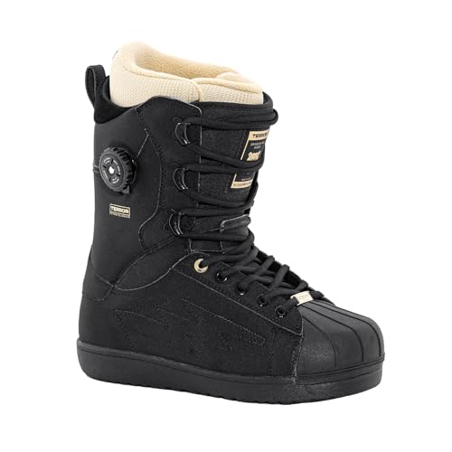 TERROR SNOW �X�m�[�{�[�h�u�[�c �X�m�[�u�[�c �E�B���^�[�u�[�c �h�� �ϖ��� �A�E�g�h�A �X�m�[�V���[ �t���[�X�^�C�� �S�R�Ή� XIETRRETRO (�u���b�N, 44EU(29cm))