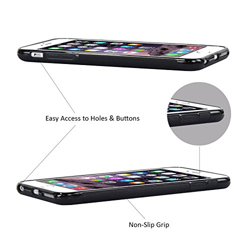 Navor Magnetic Detachable Wallet Case [10 Card Slots] [3 Money Pocket] Compatible For Iphone 6 Plus / 6S Plus 5.5 Inch [Joot-3L]- Black (Ip6P3Bk) #TOP4