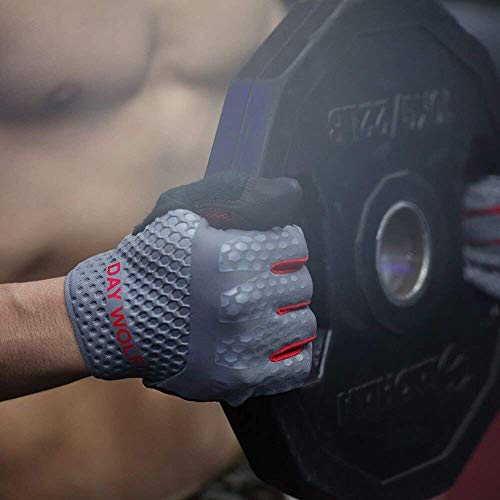 New Full Finger Workout Gloves,Gym Fitness, Weight Lifting Wrist Wraps Genuine Leather Palm Protection & Strong Grip,Quality Breathable Comfort Gloves,Cycling, Pull Ups,Cross Training for Men & Women