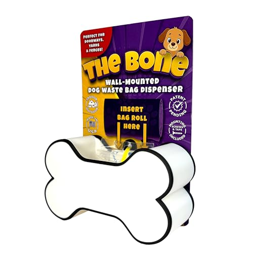 The Bone - Wall Mounted Dog Waste Bag Dispenser