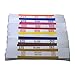 L LIKED Currency Band Bundles Self Sealin Currency Straps Bands Money Bill Wrappers 7.5 x 1.15 Inches (800 Assorted - 100 of Each)