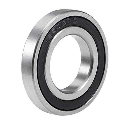 Image of sourcing map 16005-2RS Deep Groove Ball Bearing 25x47x8mm Double Sealed Chrome Steel Bearings 1-Pack