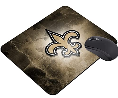 Mialtry DE01-14 Gaming Mouse Pad, Sport Football Mousepad With Non-Slip Rubber Base For Laptop Computer Desktop Game Mat,Fans Gift Gold Design thumb #1