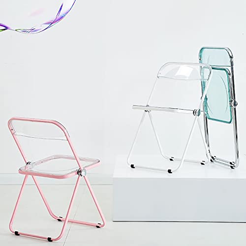 透明フォールディングチェア (シルバー＋透明)