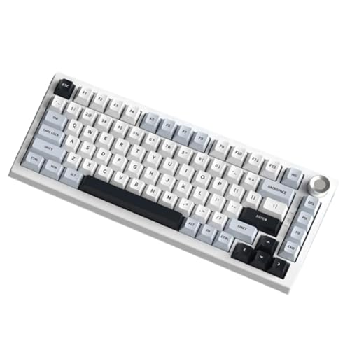 ���J�j�J���L�[�{�[�h 2.4g USB �g���C���[�h���C�����X 87 �L�[ Rgb Pbt �K�X�P�b�g 5 �w�T�C�����V���O�t���L�[�e���Ȃ� 5420 �ƌ݊�������(White)