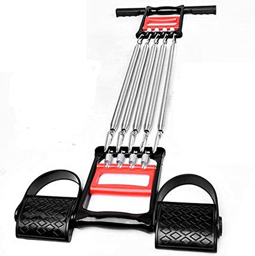 YIYIBYUS Hand Grip Strengthener,Home Fitness Equipment 5-Spring Exerciser Chest Expander Pull up Arm Tools for Finger Abdomen Waist Arm Stretching Slimming Training