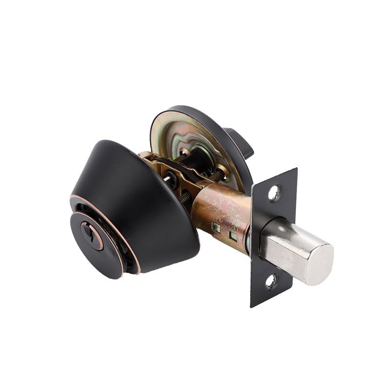 Poignée de porte deadbolt lock ronde extérieure à clé et serrure de haute sécurité pour entrée