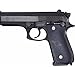 Hogue Rubber Grip Panel Set for Taurus PT-92, PT-99, PT-100, PT101, PT-92AR, Black - 99010