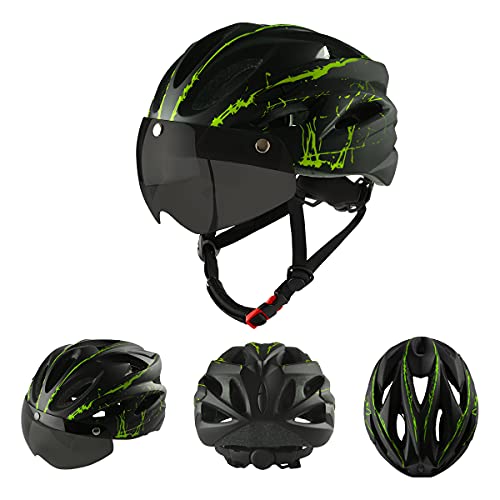 Bike Helmet Visor For Men Women,Bicycle Motocycle Helmet With Sun Visor Sun For Adults,Mountain Rod Bicycle Helmet Sports Safety Protective Helmets Cycling Helmets #TOP1