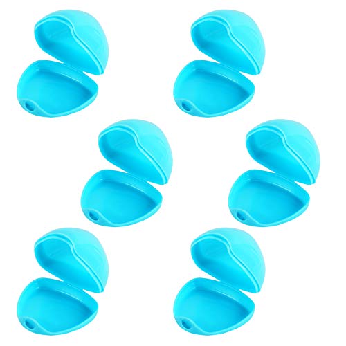 Image of Accmor Pacifier Case, Pacifier Holder Case, Pacifier Container for Travel, BPA Free, Blue, 6 Pack