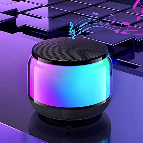 Portable Outdoor Wireless Bluetooth Speaker Rgb Light Bluetooth Audio Colorful Atmosphere Lamp Desktop Computer Outdoor Small Portable Stereo #TOP5